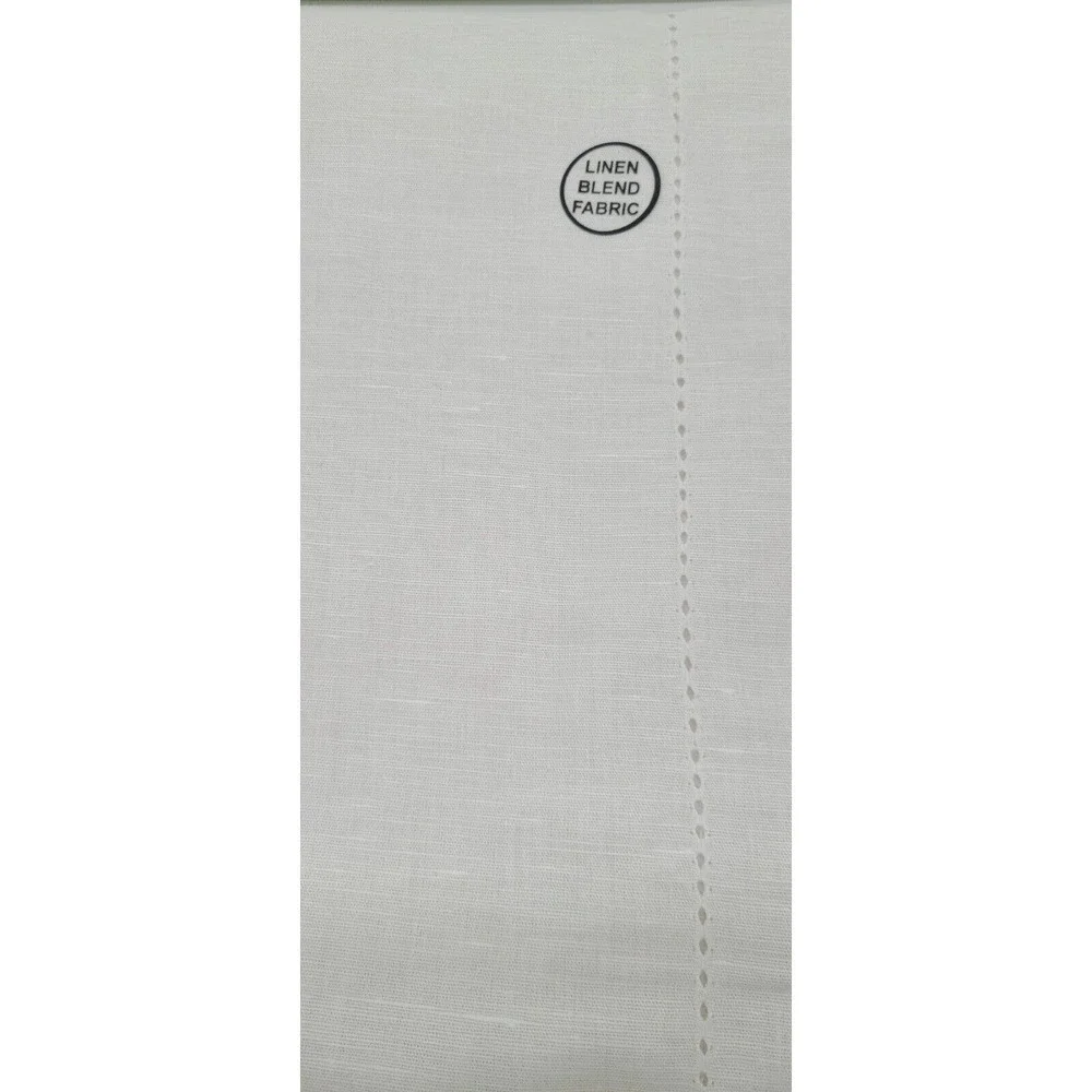 White Linen Table Runner - Picture 2 of 4